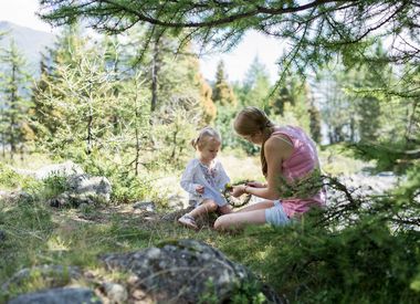 Camping Völlan Hiking Mountains Family Children Ultental South Tyrol