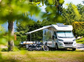 Stellplatz Wohnmobil Motorrad Camping Völlan Lana