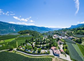 Camping Völlan Lana Aussicht Berge